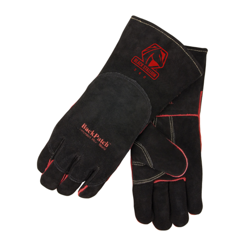 Split Cowhide Stick Glove with Built-In Heat Shield